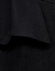 100% Linen Oversized Shirt, Black