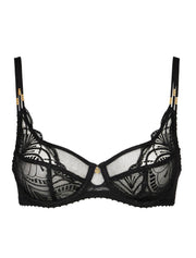 2B Vibes Scarf Bra, Black