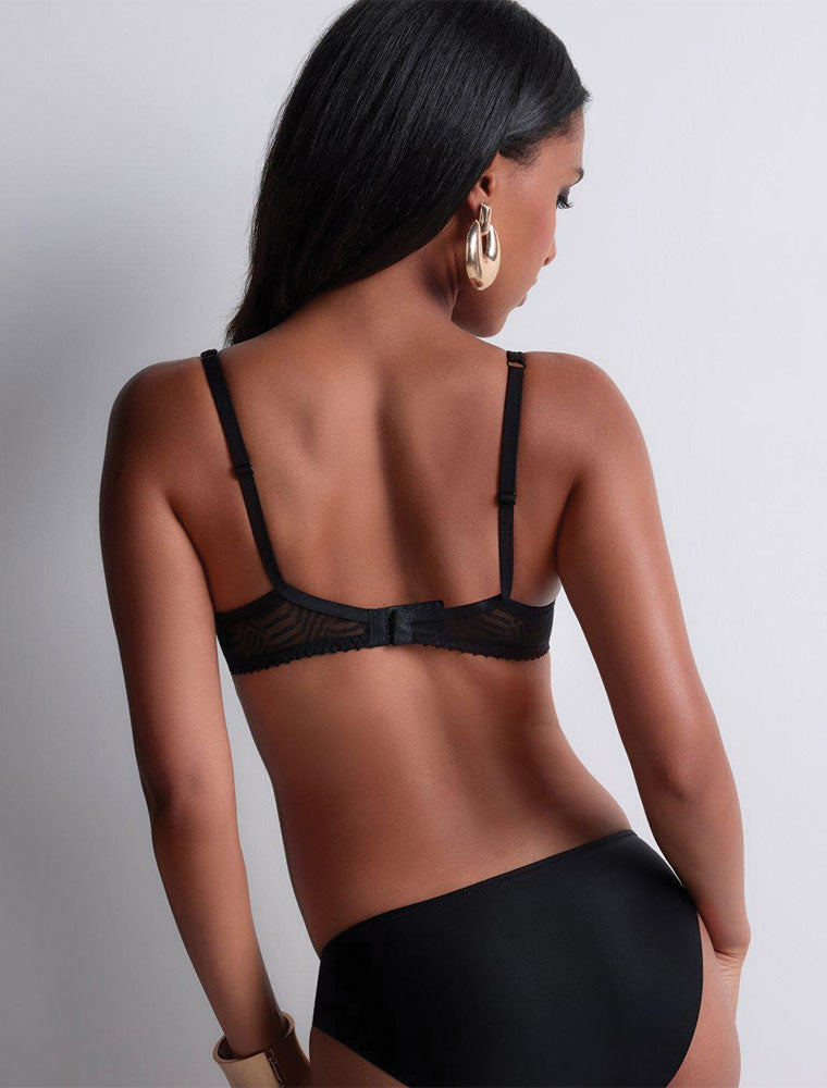 2B Vibes Scarf Bra, Black