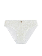 2K Rosessence Brazilian Brief Panty, White