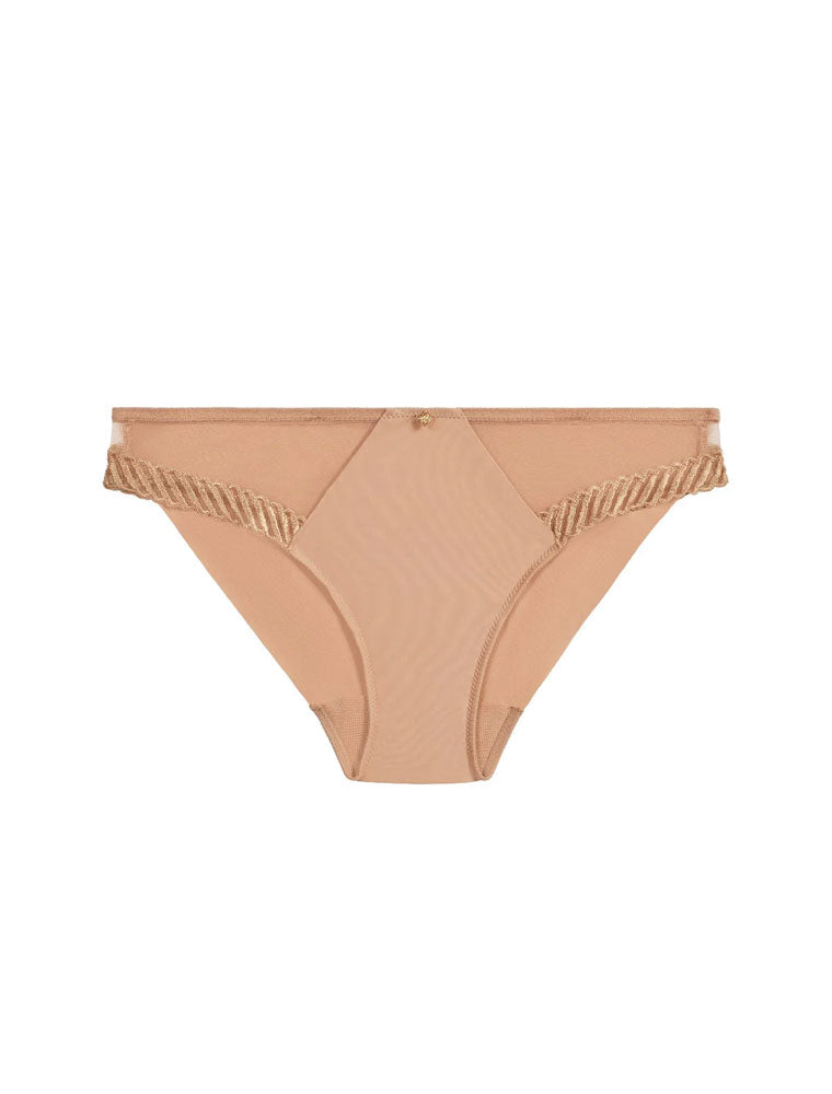 4M Sheer Emotion Brazilian Brief Panty, Sand