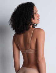 4M Sheer Emotion Brazilian Brief Panty, Sand
