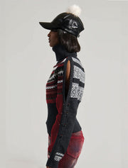 Après Color Block Printed Sweater, Multicolor