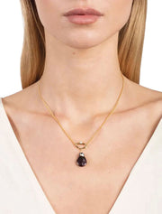 Asterales Link Necklace - Peacock Pearl, 14K Gold Plated