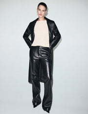 Boat-Neck Knit Top with Rhinestones, Ivory