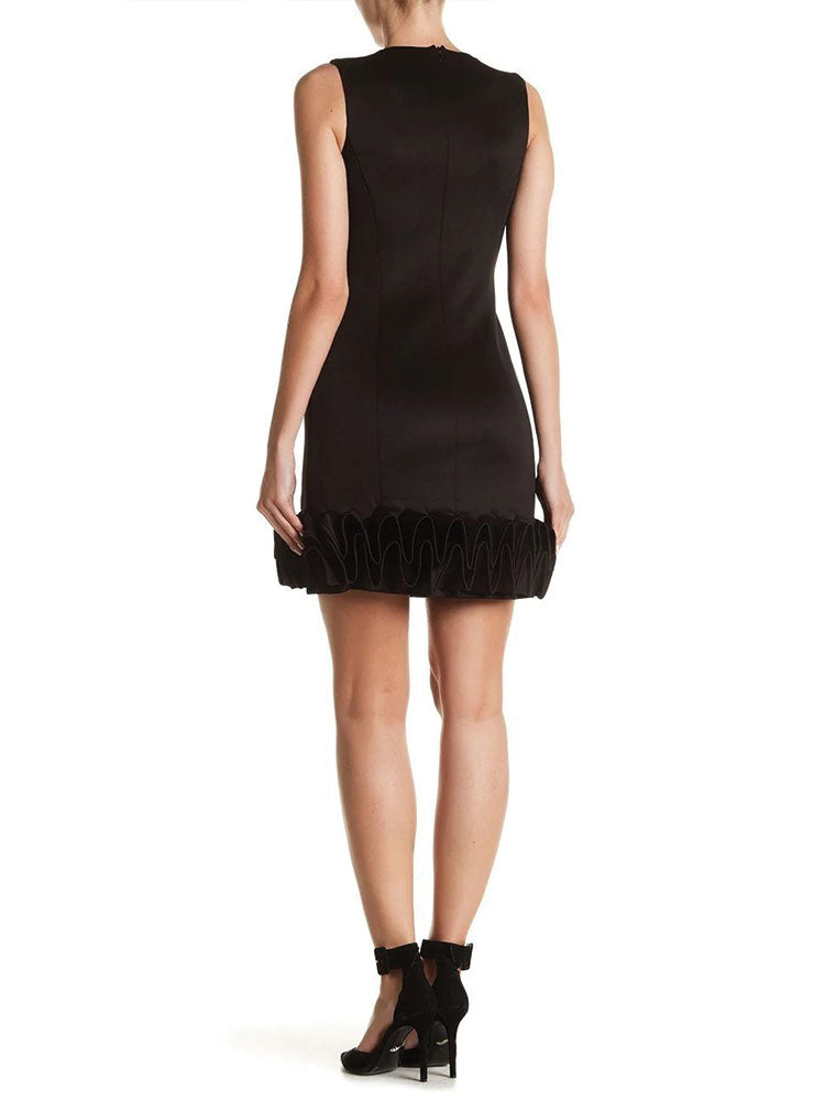 Bottom Ruffle Cocktail Dress, Black