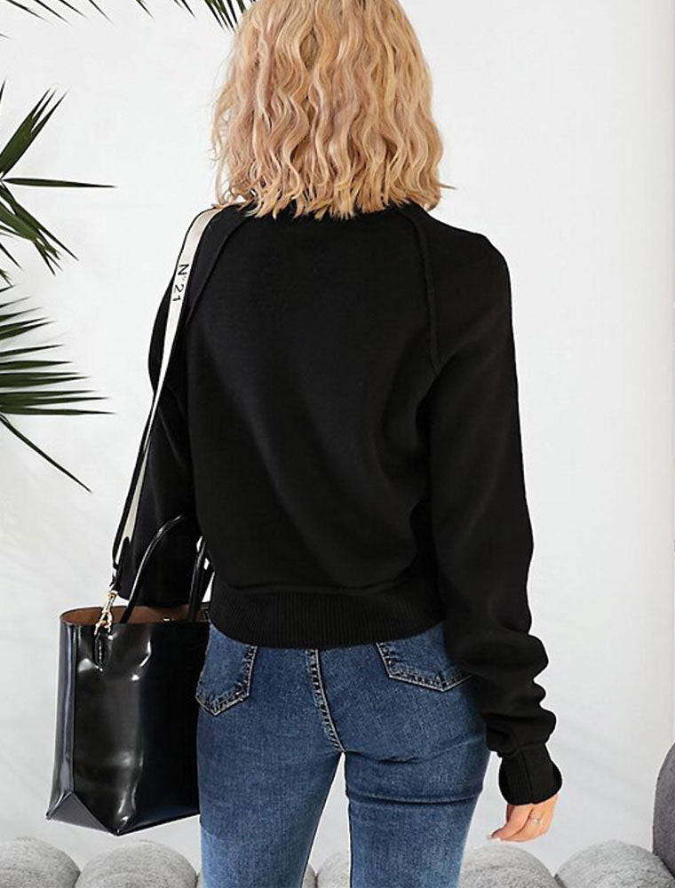 Casual Papin Sweater, Black