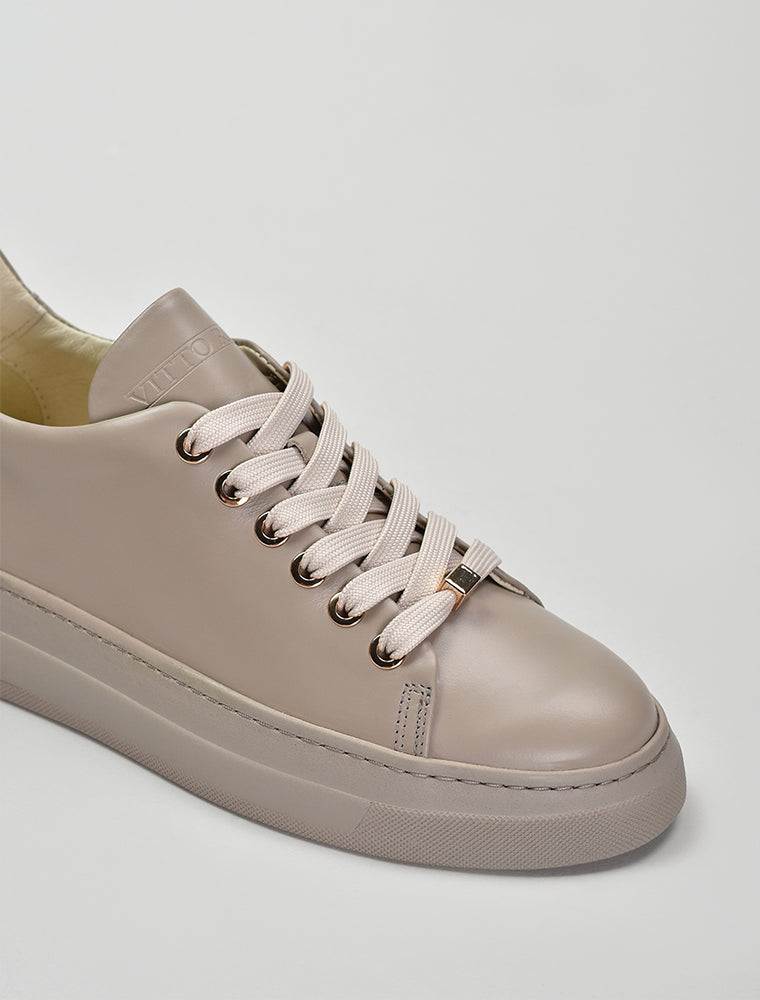 Classic Almond Toe Sneakers, Taupe