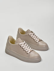Classic Almond Toe Sneakers, Taupe