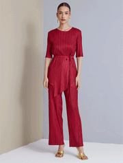 Constance Asymmetrical Set, Wine Red