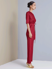 Constance Asymmetrical Set, Wine Red