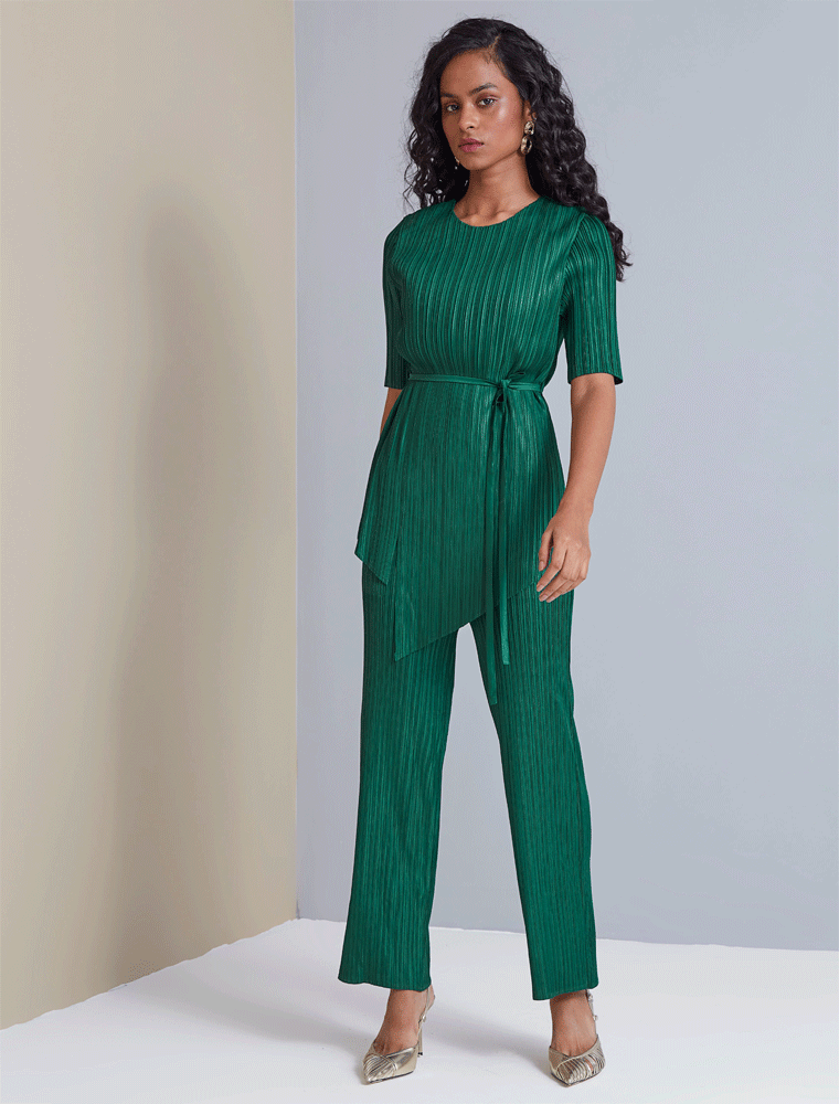 Constance Asymmetrical Set, Emerald Green