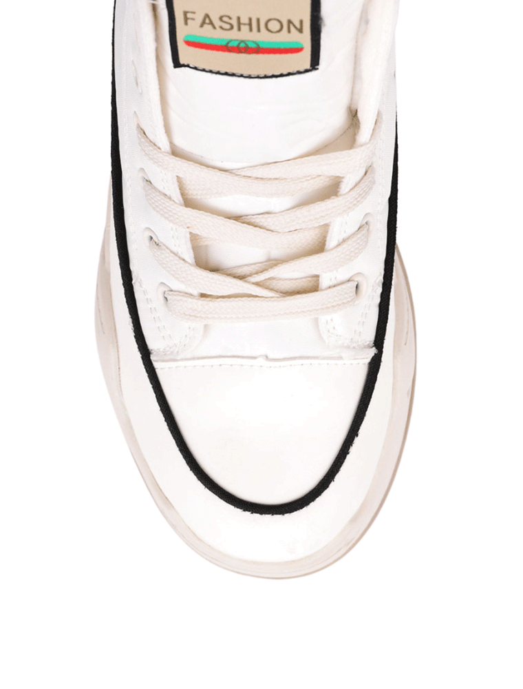 Fashion Hi-Top Sneakers, Off-White
