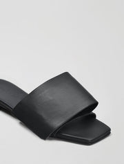 Fold Over Strap Slide, Black