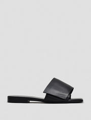 Fold Over Strap Slide, Black