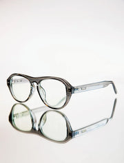 Plastic Sunglasses with Light Grey Lenses, Grey