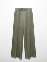 Gillian Track Straight Cut Pants, Army Green