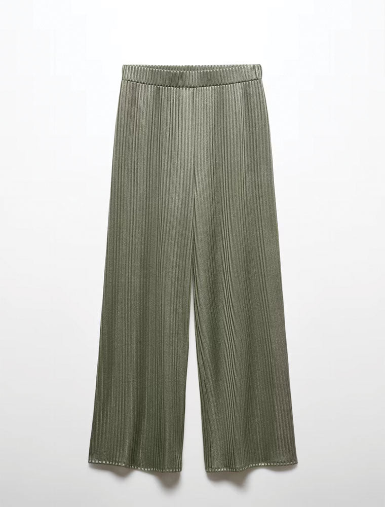 Gillian Track Straight Cut Pants, Army Green