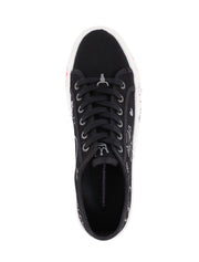 Graffiti Style Sneakers, Black