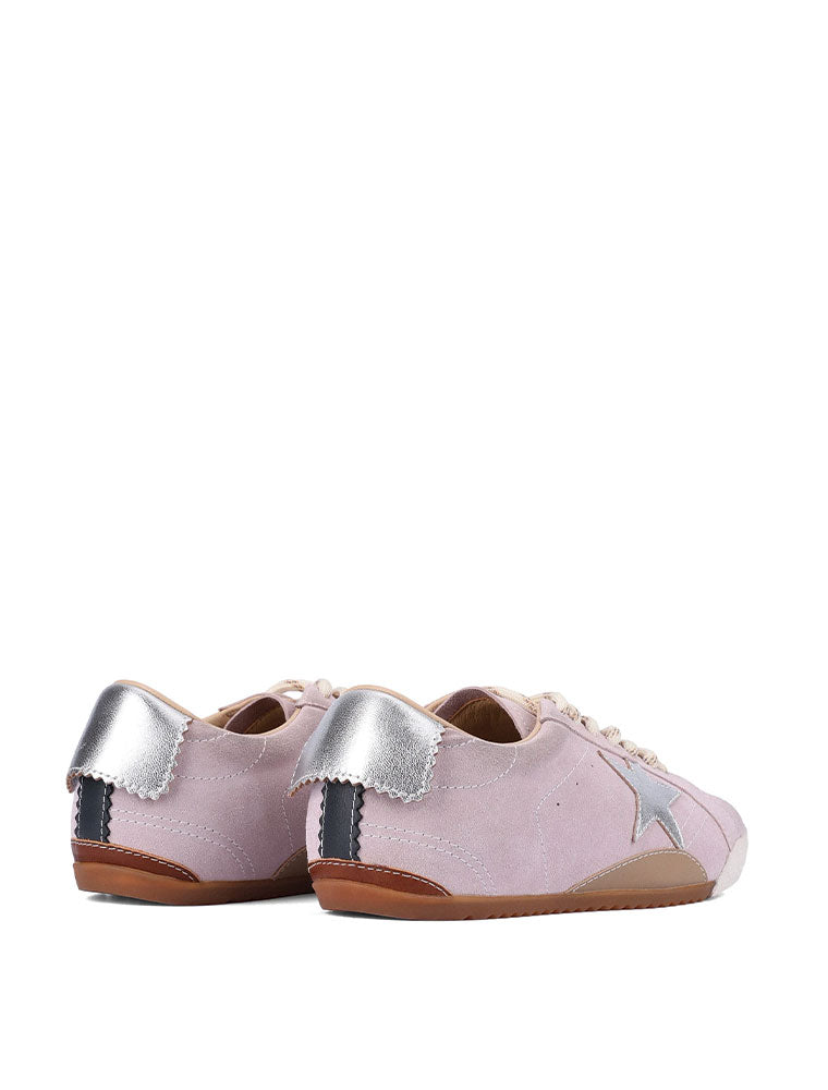 Low Top Star Sneakers, Lilac