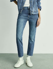 Medium Wash Slim Jeans, Blue