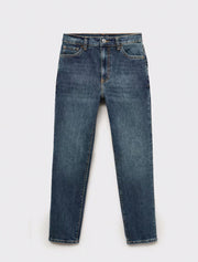 Medium Wash Slim Jeans, Blue