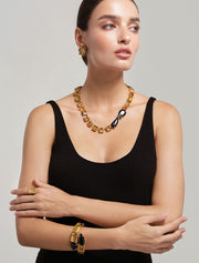 Melissa Ring, Rectangular Emerald Cut Lemon Quartz