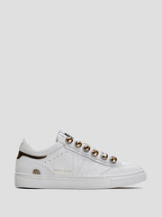 Metal Lace Sneakers, White