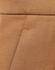 Mini Skort with Front Pleats, Camel