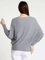 Mylah Batwing Sweater, Charcoal