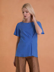 Nautical Shirt with Rope Belt, Blue