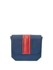 Radiant Clutch Bag, Blue / Red