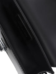 Rectangular Patent Mini Bag, Black