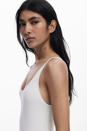 Santorini Crochet Midi Dress, Off-white