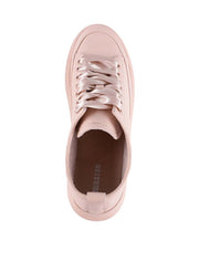 Satin Lace Sneakers, Light Pink