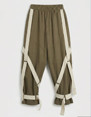 Strappy Jogger, Army Green