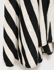 Striped Maxi Dress, Black